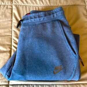 Nike Tapered Leg Blue Joggers Size Small